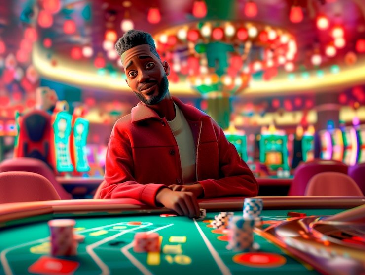 Roulette live dengan bola asli dan roda yang berputar