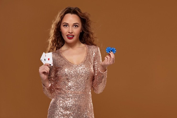 Meja baccarat dengan dealer dan pemain berkualifikasi